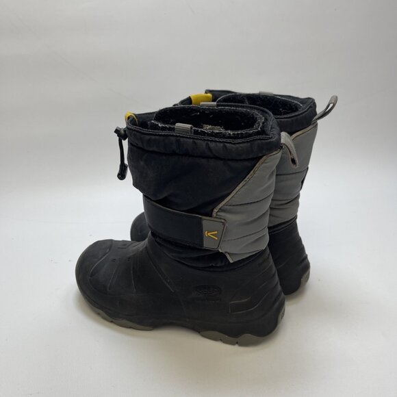 Keen LUMI II Snow Boots Boys Waterproof Insulated Black 400 Grams Size 3 Youth - Picture 3 of 16